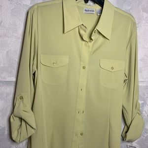 Shadow Lime blouse